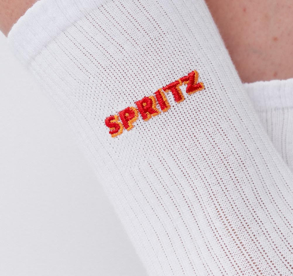 Spritz Signature | Bestickte Bio Baumwoll Socken