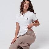 Luft | Besticktes Bio Baumwoll Frauen T-Shirt