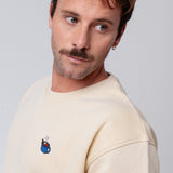 Glühwein | Bestickter Bio-Baumwoll Unisex Pullover