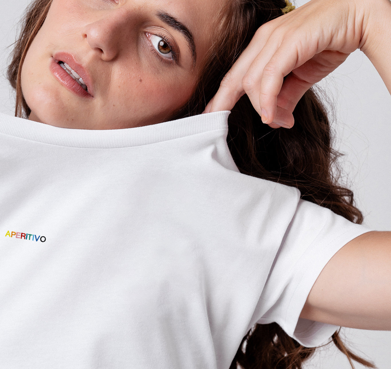 Aperitivo | Besticktes Frauen Bio Baumwoll T-Shirt
