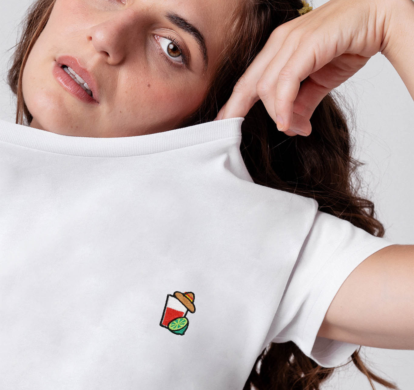 Mexikaner | Besticktes Frauen Bio Baumwoll T-Shirt