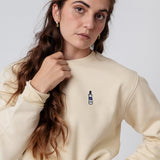 Gorbatschow | Bestickter Bio-Baumwoll Unisex Pullover