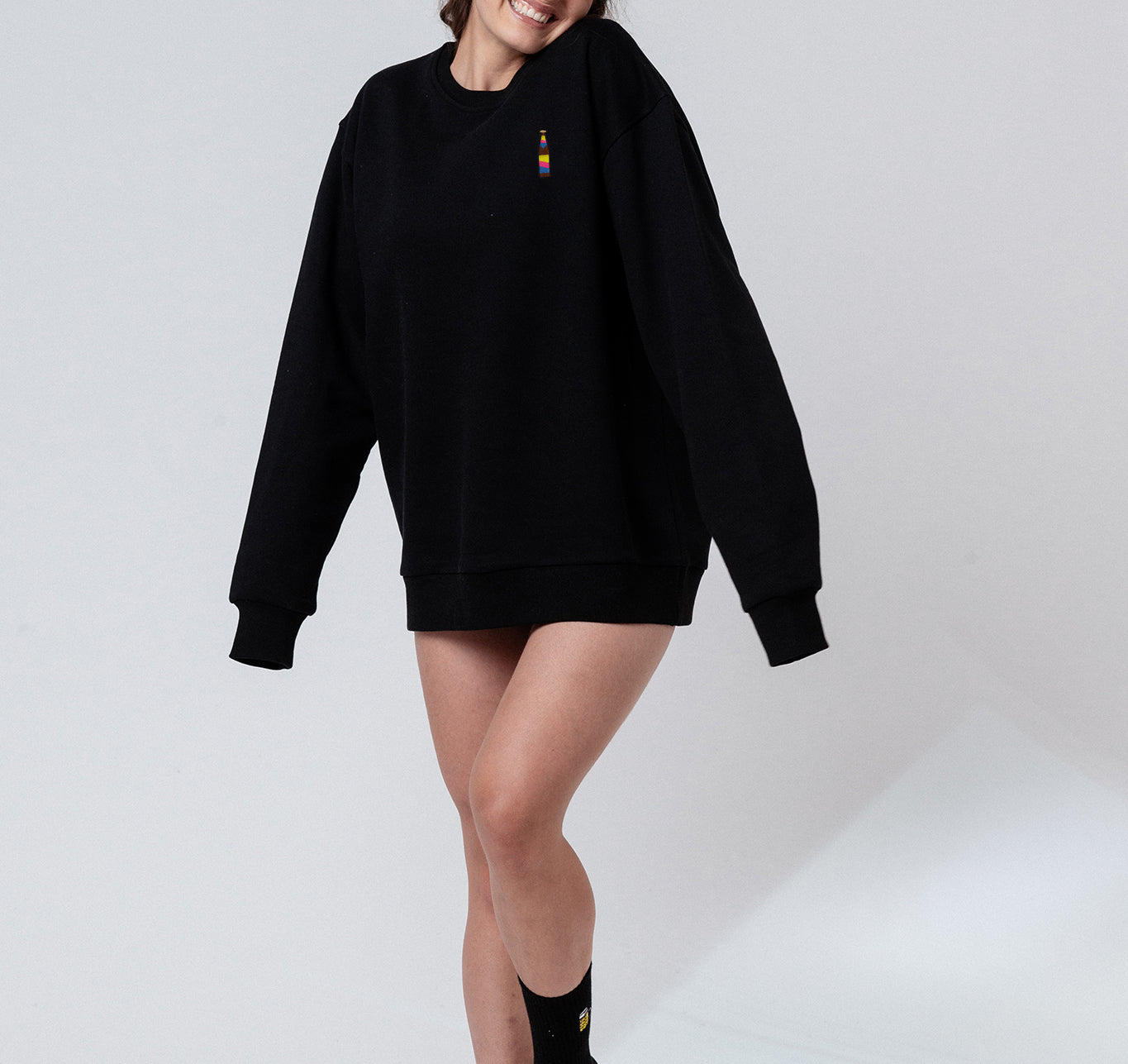 Cola Mix | Bestickter Bio-Baumwoll Unisex Pullover