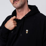 Latte Macchiato| Bestickter Organic Bio Baumwoll Unisex Hoodie