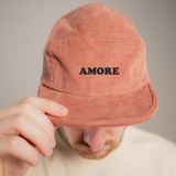 Amore | Bestickte Bio Baumwoll Cord Cap