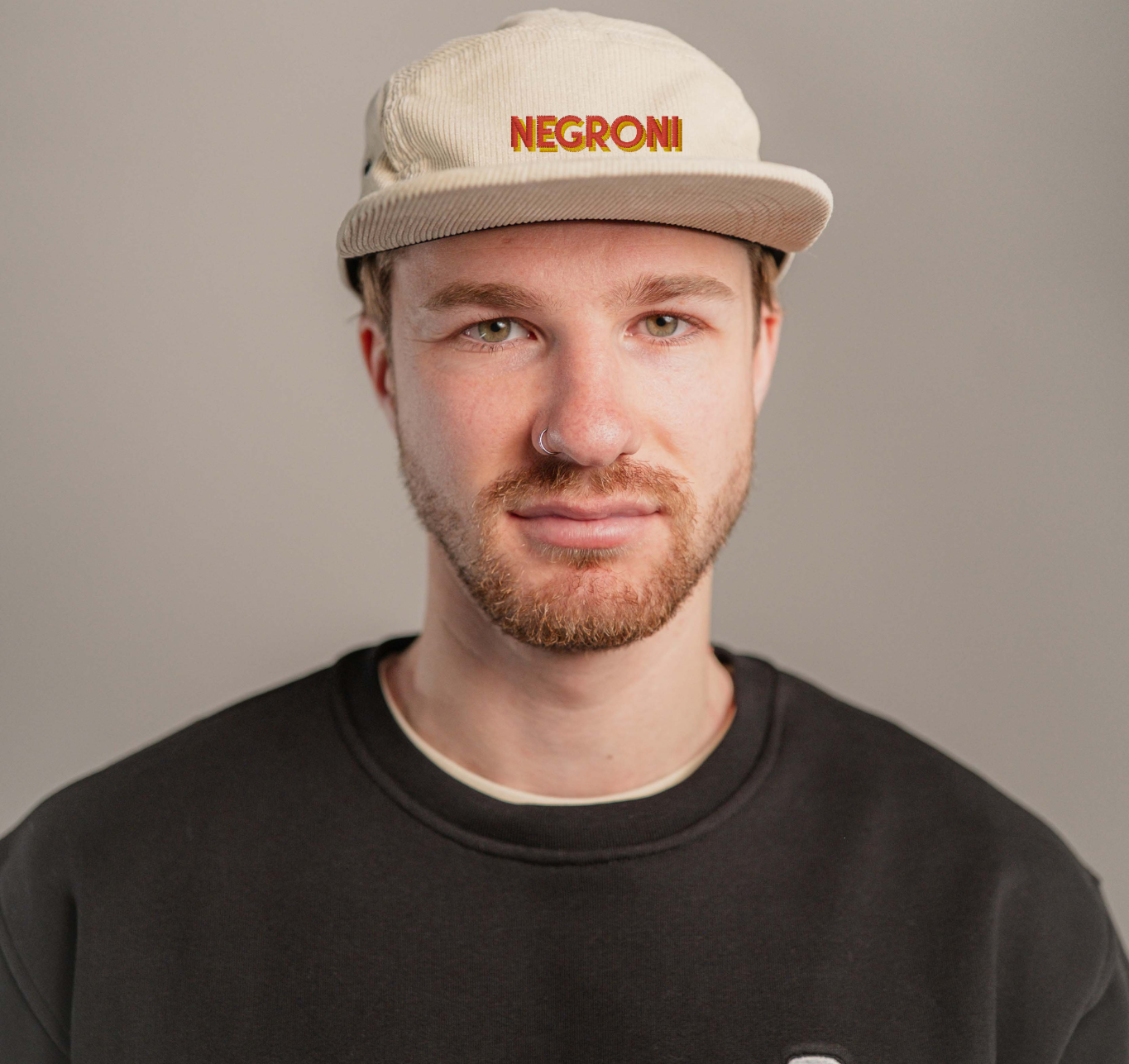 Negroni Signature | Bestickte Bio Baumwoll Cord Cap
