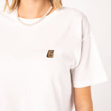 Coffee Bag | Besticktes Bio Baumwoll Cropped T-Shirt