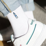 Gorbatschow | Bestickte Bio Baumwoll Socken