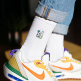 Gin & Tonic | Bestickte Bio Baumwoll Socken