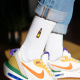 Hofei | Bestickte Bio Baumwoll Socken