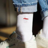 Cheers | Bestickte Bio Baumwoll Socken