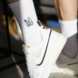 Gin & Tonic | Bestickte Bio Baumwoll Socken