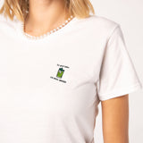 TAILORED TASTES Gin Basil Smash | Besticktes Frauen Bio Baumwoll T-Shirt