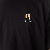 Sekt | Besticktes Bio Baumwoll Unisex T-Shirt