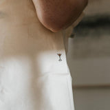 Espresso Martini| Bestickte Bio Baumwoll Tasche