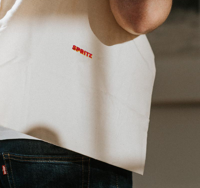 Spritz Signature | Bestickte Bio Baumwoll Tasche