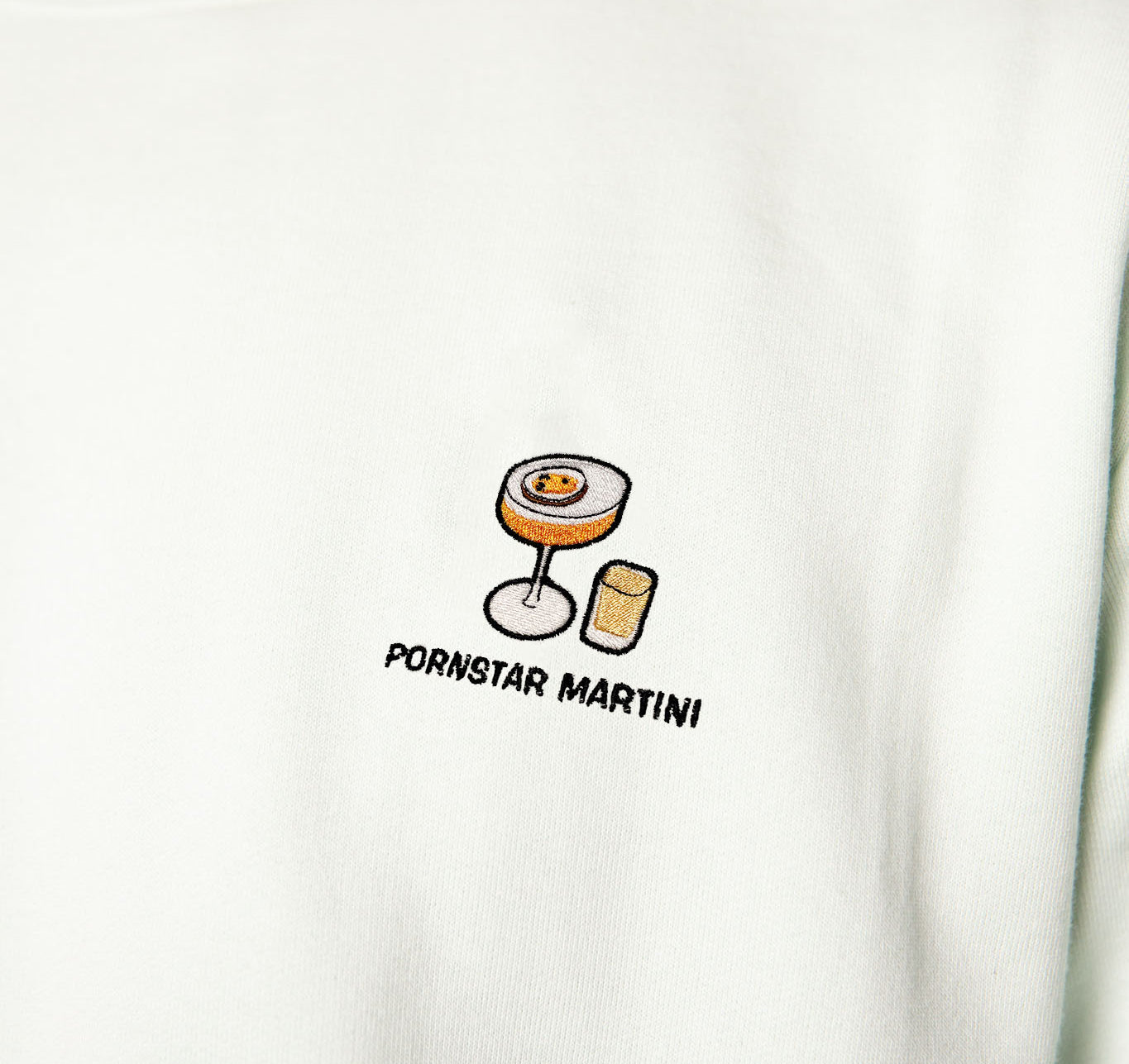 TAILORED TASTES Pornstar Martini | Bestickter Bio-Baumwoll Unisex Pullover