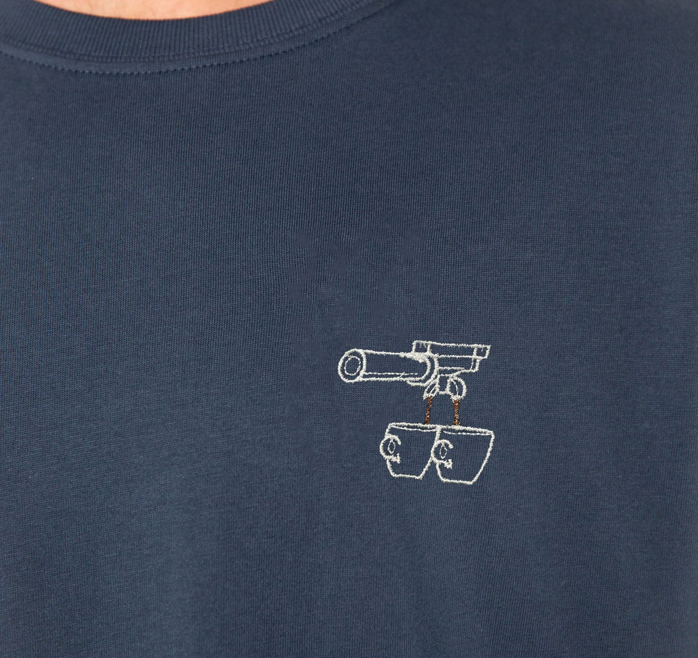 Due Caffè | Besticktes Bio Baumwoll Unisex T-Shirt