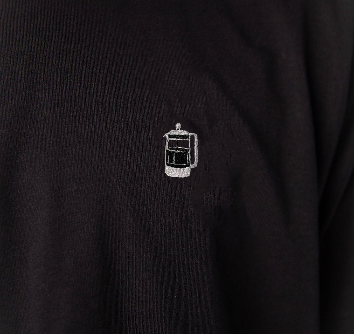 French Press | Besticktes Bio Baumwoll  Unisex T-Shirt