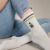 Kleiner Feigling | Bestickte Bio Baumwoll Socken