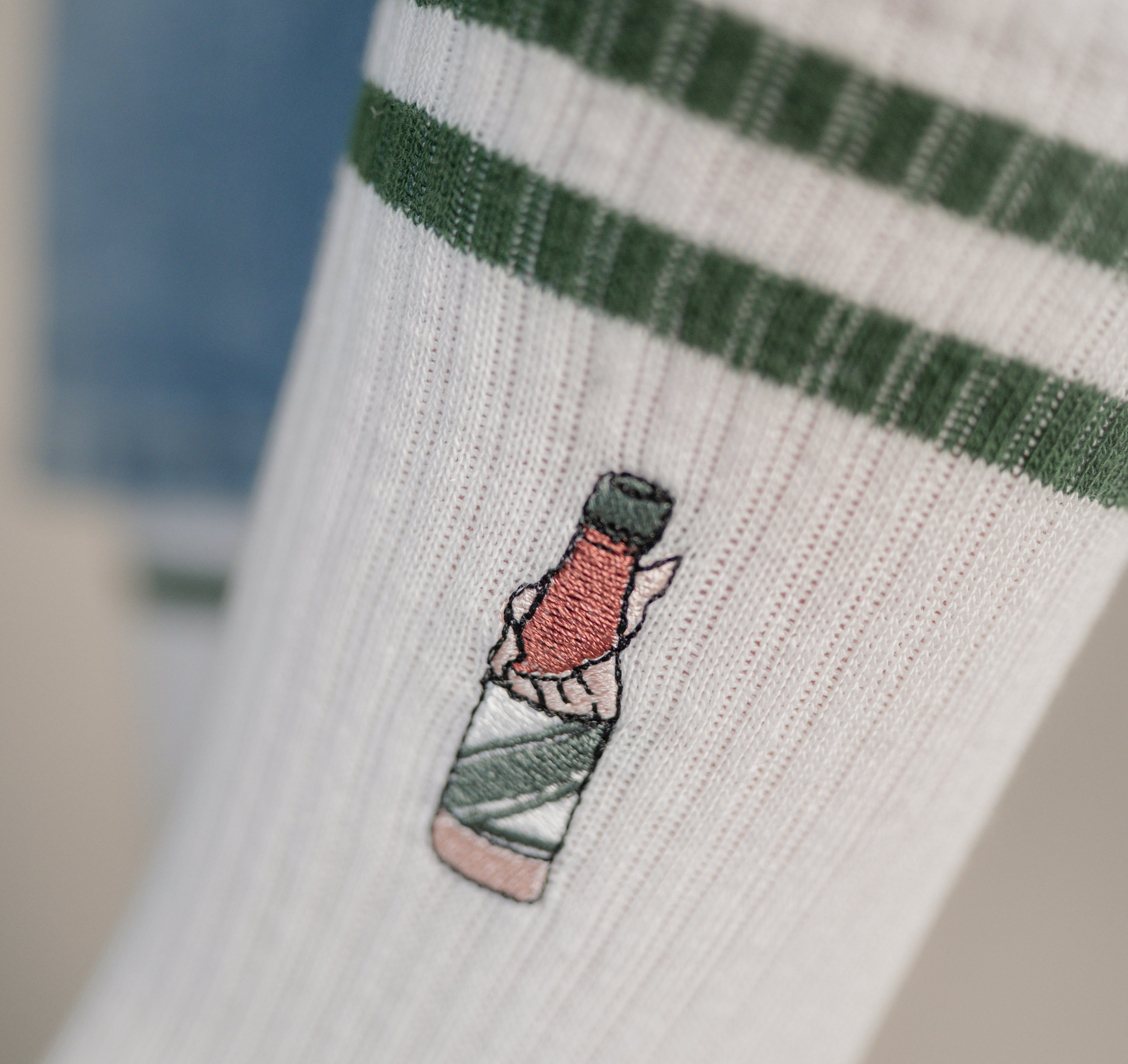 Underberg | Bestickte Bio Baumwoll Socken