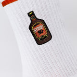 Stroh 80 | Bestickte Bio Baumwoll Socken