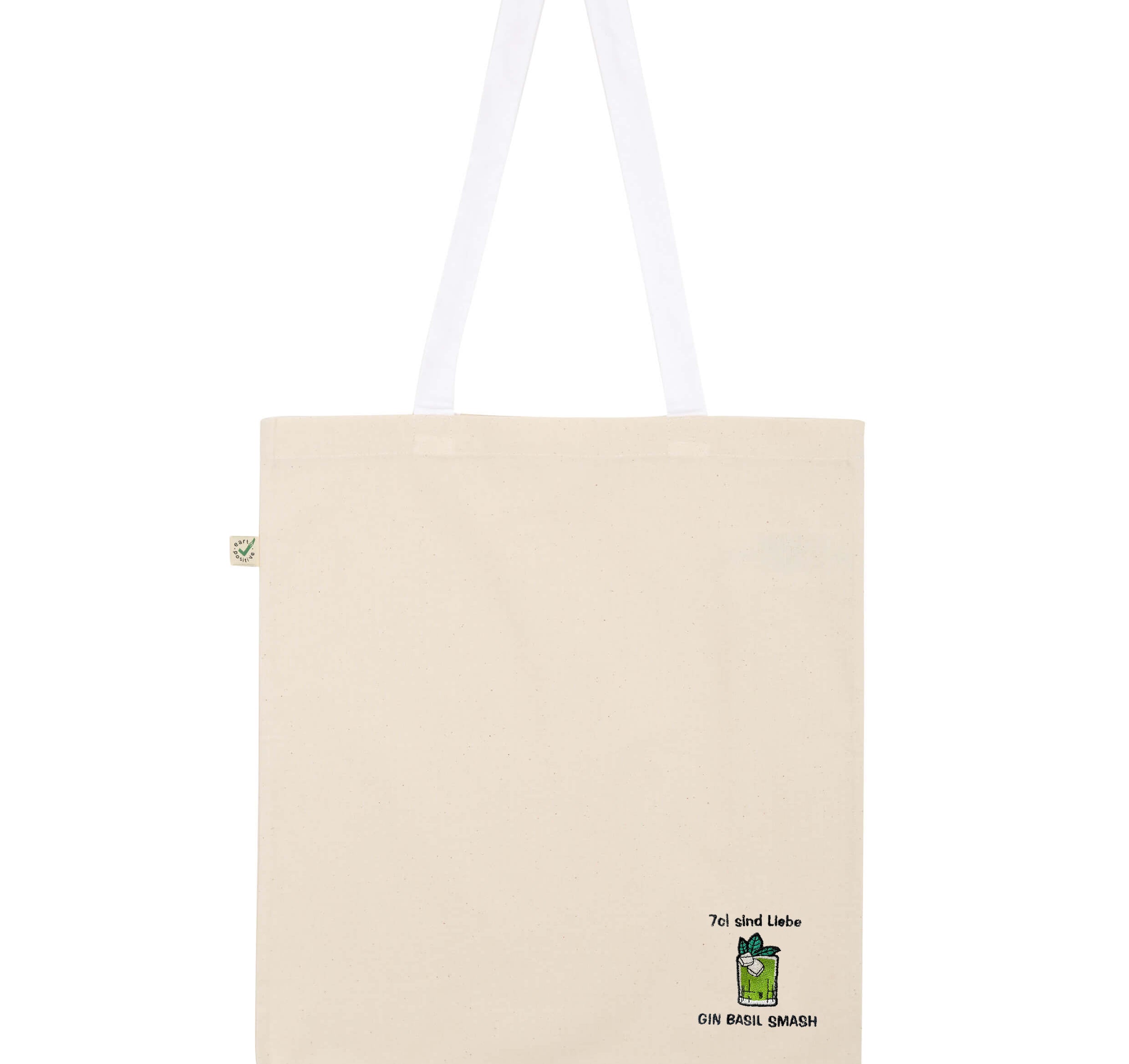 TAILORED TASTES Gin Basil Smash | Bestickte Bio Baumwoll Tasche