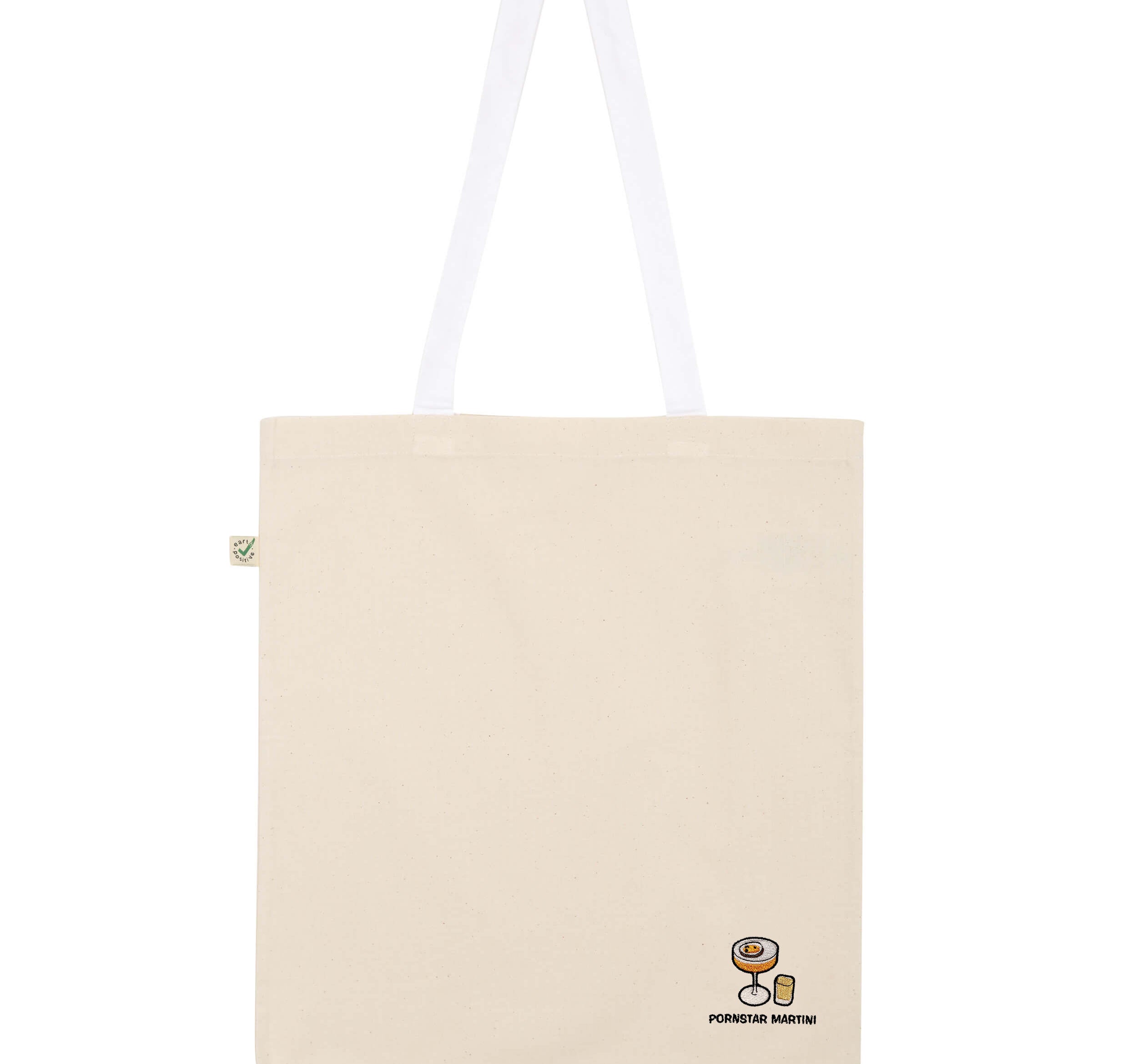 TAILORED TASTES Pornstar Martini | Bestickte Bio Baumwoll Tasche