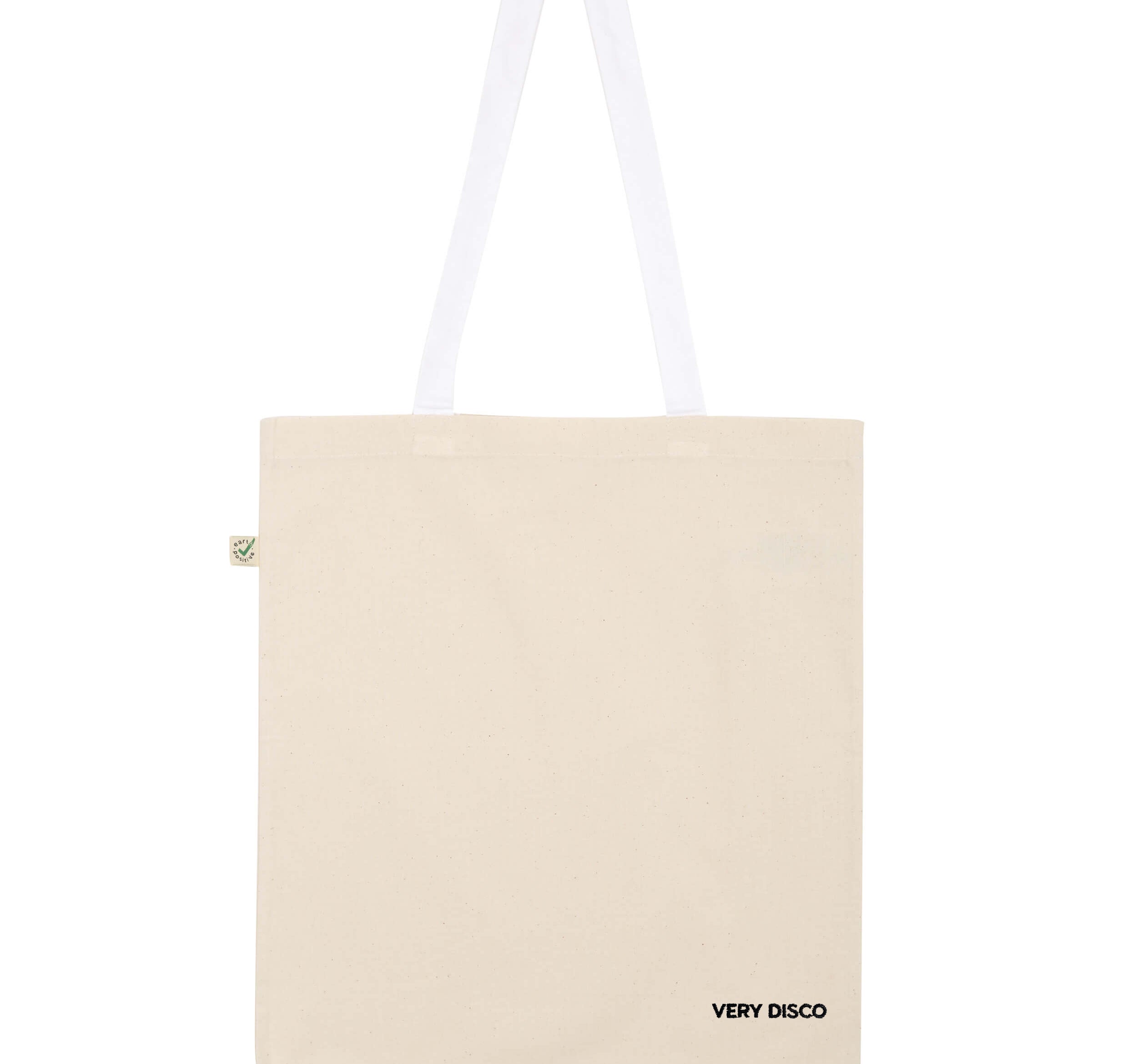 Very Disco | Bestickte Bio Baumwoll Tasche