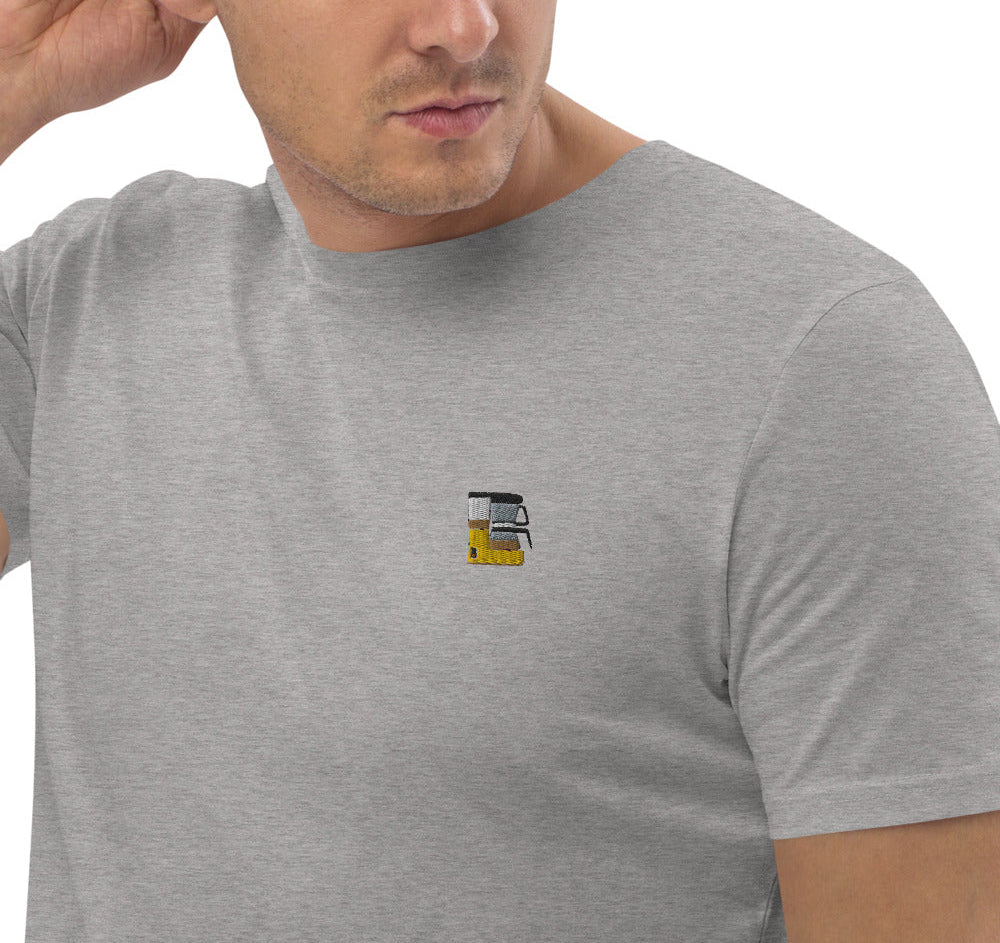 Filterkaffeemaschine | Besticktes Organic Bio Baumwoll-T-Shirt