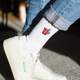 Beerpong | Bestickter Bio Baumwoll Socken