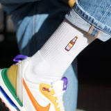 Cola Mix | Bestickte Bio Baumwoll Socken