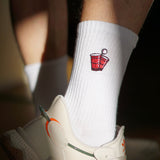 Beerpong | Bestickter Bio Baumwoll Socken