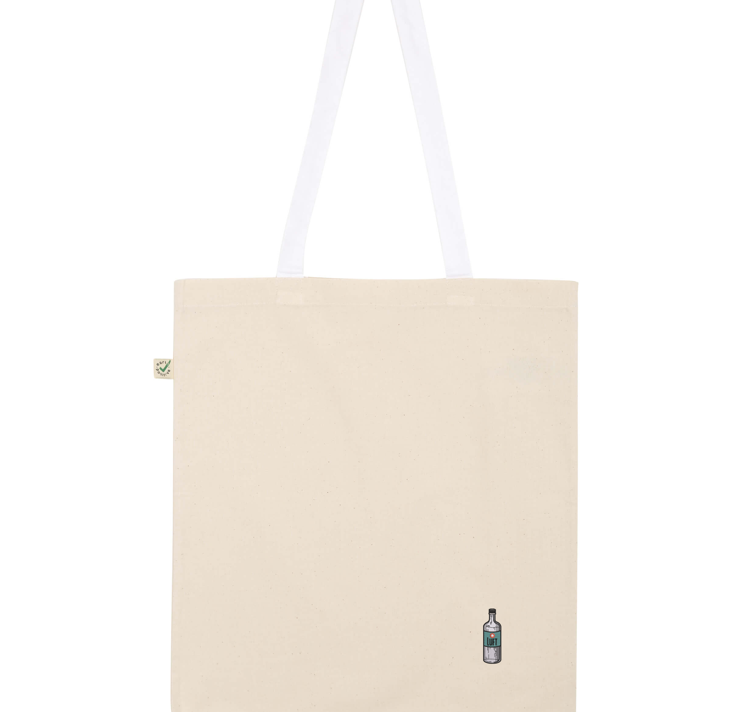 Luft | Bestickte Bio Baumwoll Tasche