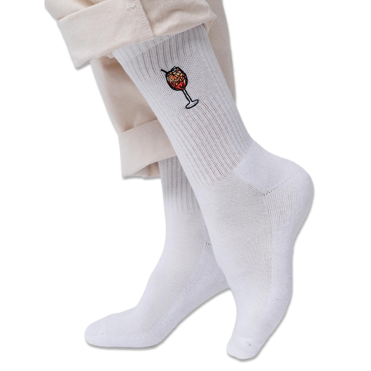 Bio Baumwoll Socken Bestickt von Fashion Drinks