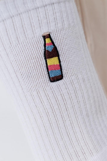 Cola Mix | Bestickte Bio Baumwoll Socken