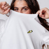 Tornado | Besticktes Bio Baumwoll Unisex T-Shirt