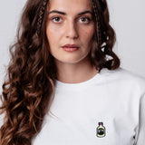 B-Ware / kleiner Feigling / unisex Shirt / weiß / L