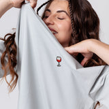 Glaserl Rotwein | Heavy Oversized Bio Baumwoll T-Shirt