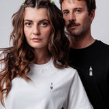 Mangaroca Batida de Côco | Besticktes Bio Baumwoll Unisex T-Shirt