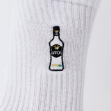 Mangaroca Batida de Côco | Bestickte Bio Baumwoll Socken