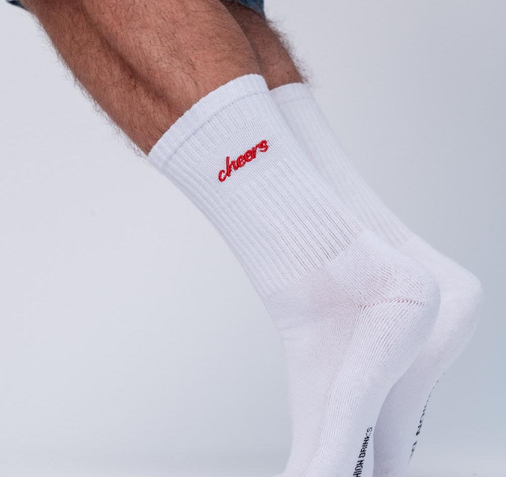 Cheers | Bestickte Bio Baumwoll Socken