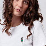 Helles | Besticktes Bio Baumwoll Cropped T-Shirt