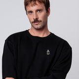 Kleiner Feigling | Bestickter Bio-Baumwoll Unisex Pullover