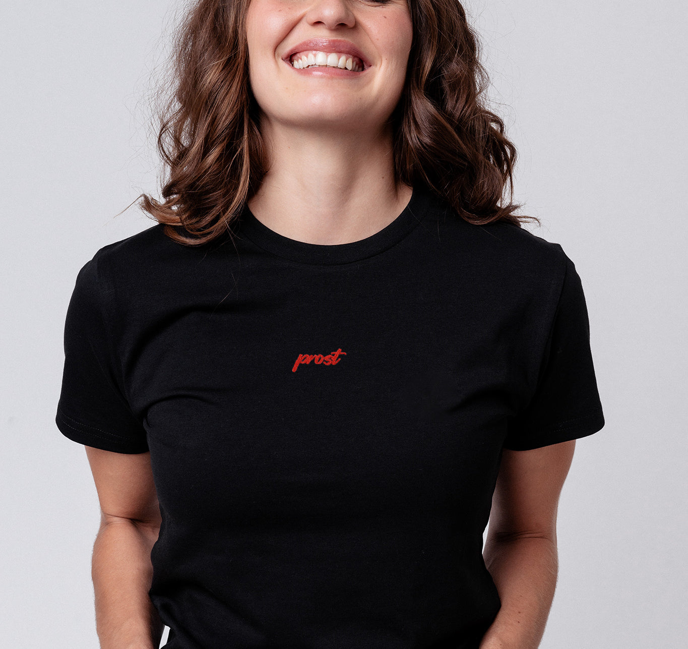 Cheers Collection | Besticktes Bio Baumwoll Frauen T-Shirt
