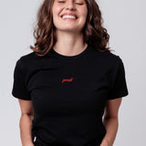 Cheers Collection | Besticktes Bio Baumwoll Frauen T-Shirt