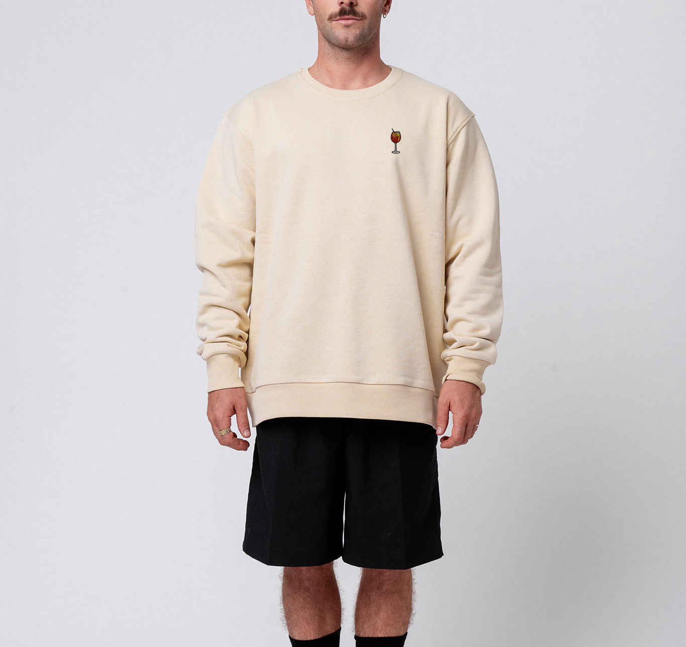 Spritz | Bestickter Bio-Baumwoll Unisex Pullover