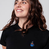 Glühwein | Besticktes Bio Baumwoll Frauen T-Shirt