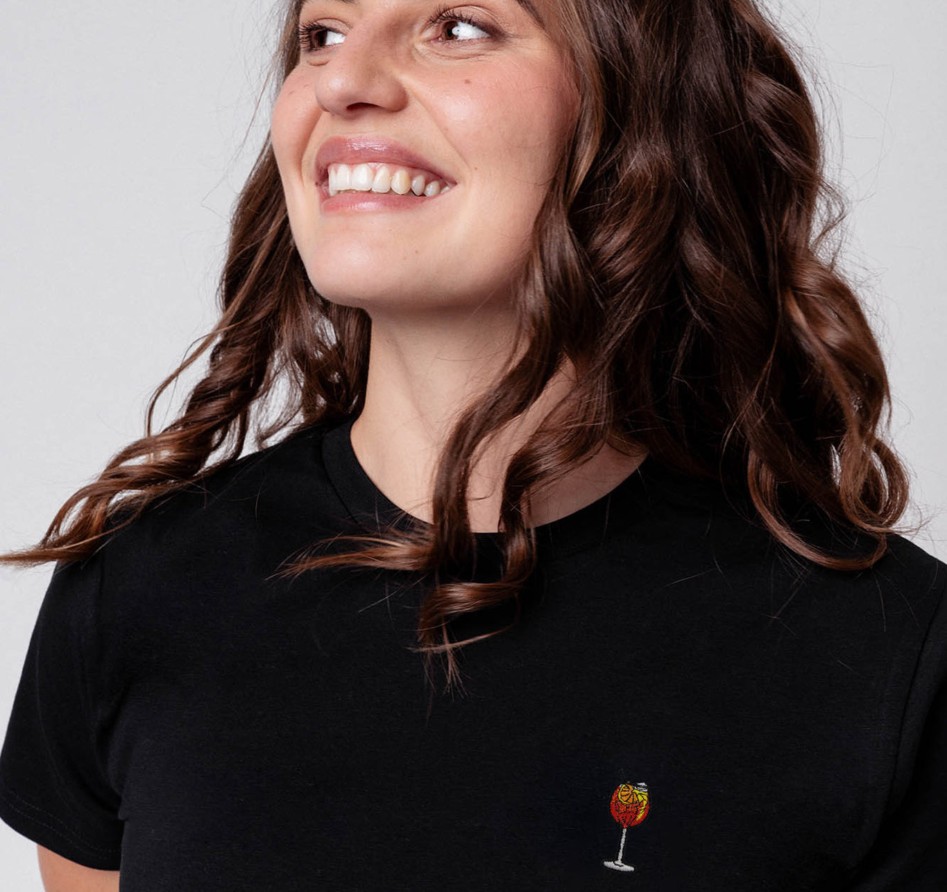 Spritz | Besticktes Bio Baumwoll Frauen T-Shirt