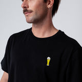 Weißbier | Besticktes Bio Baumwoll Unisex T-Shirt